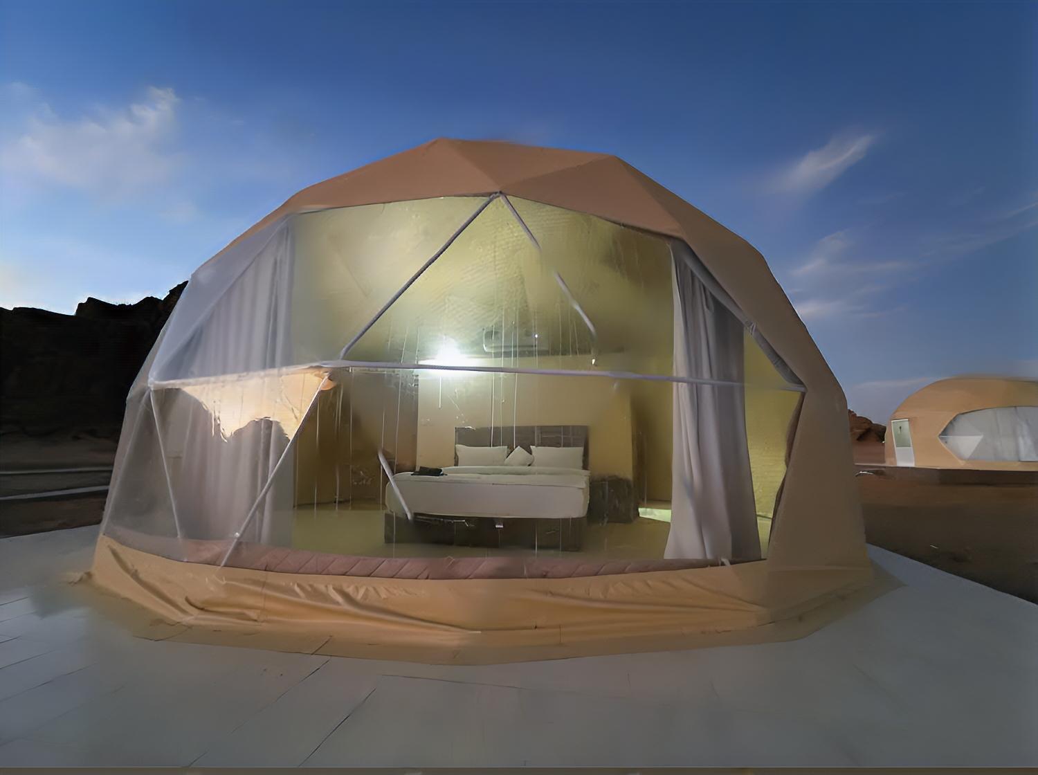 Titanic Camp Bed & Breakfast Wadi Rum Exterior photo